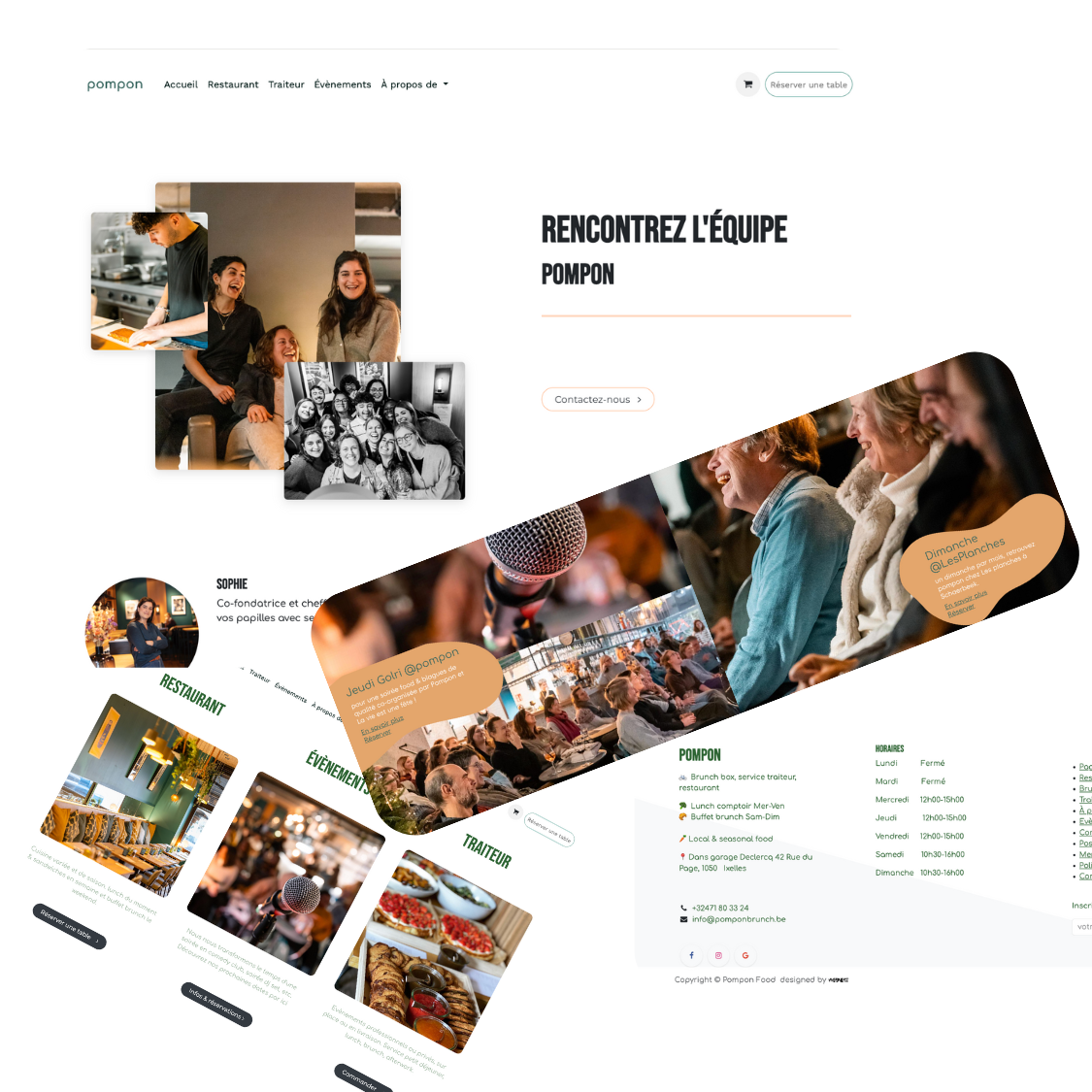 mockup pompon brunch