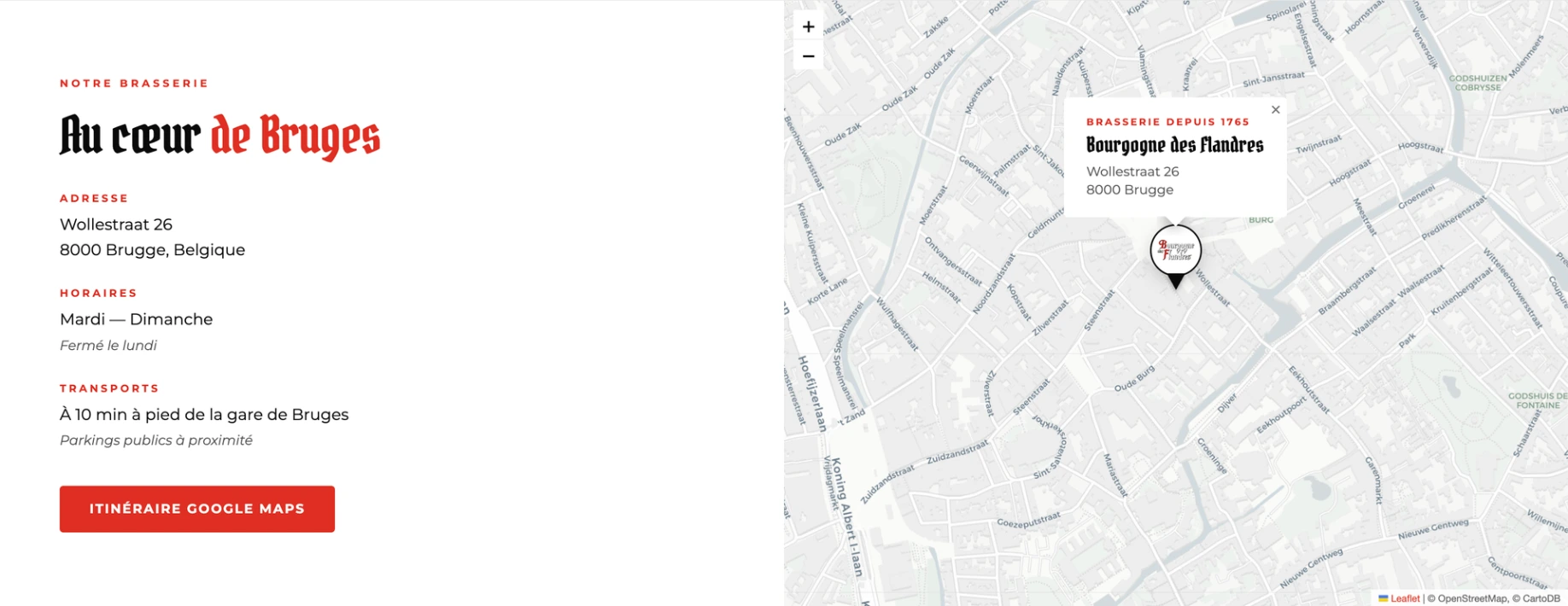 Bourgogne des Flandres — site vitrine réalisé par WebNest (aperçu 5)