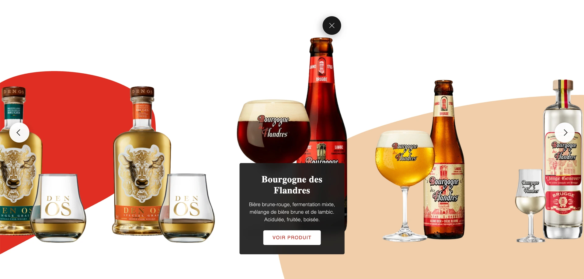 Bourgogne des Flandres — site vitrine réalisé par WebNest (aperçu 1)