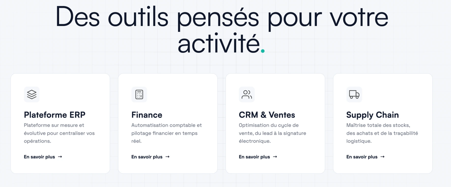 Koleos — site vitrine réalisé par WebNest (aperçu 2)