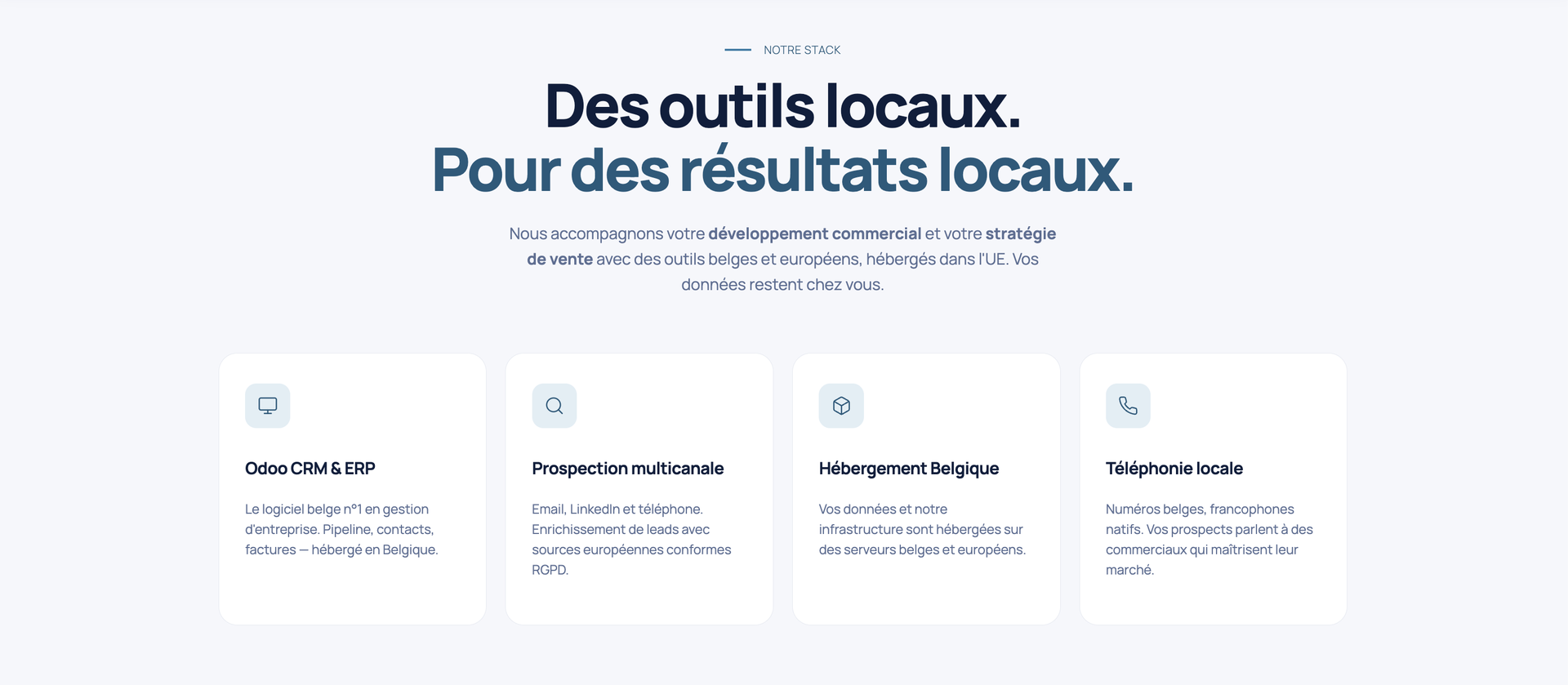 MEB Solution — site réalisé par WebNest (aperçu 3)