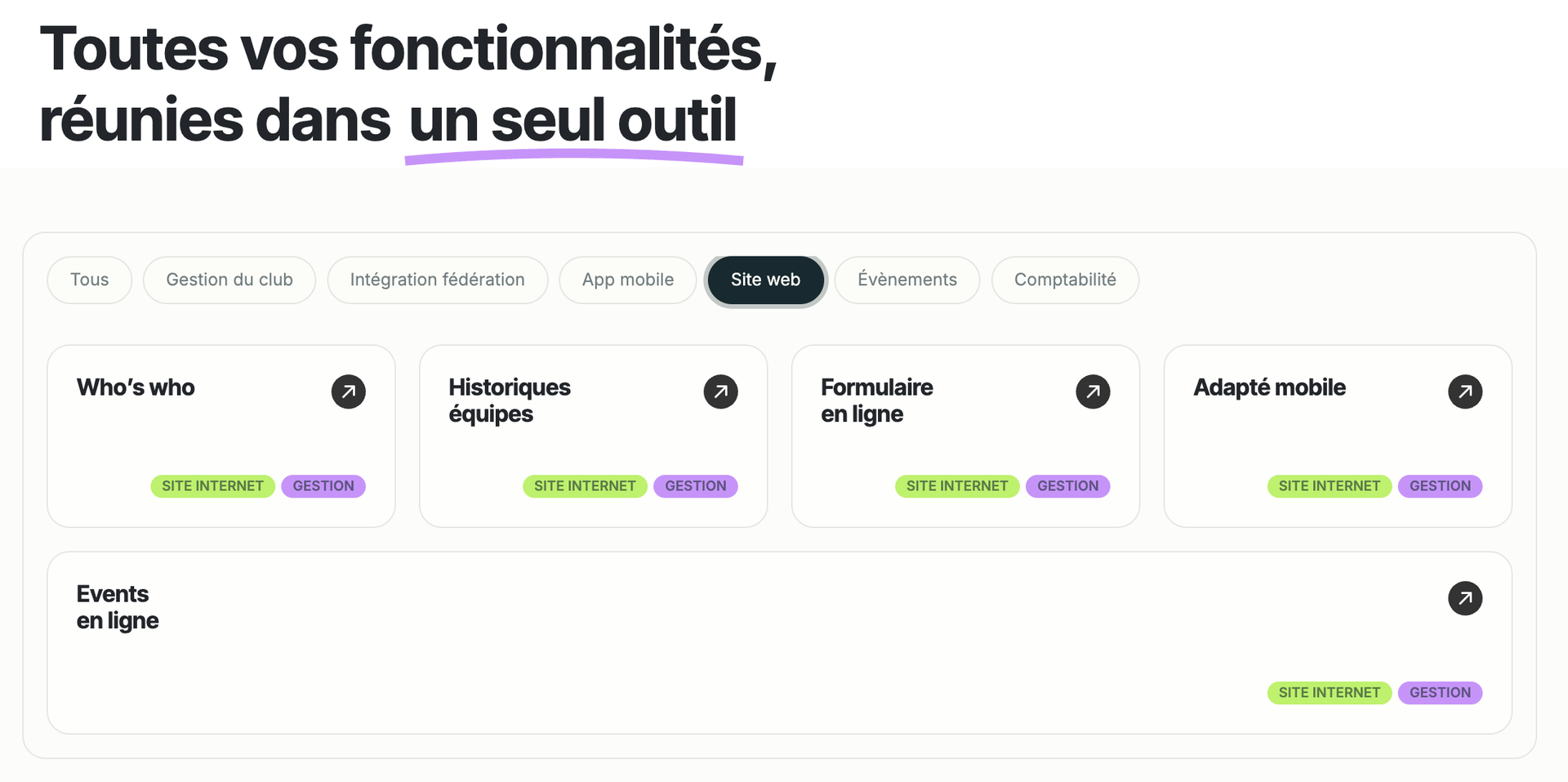SportXperience — site vitrine réalisé par WebNest (aperçu 4)