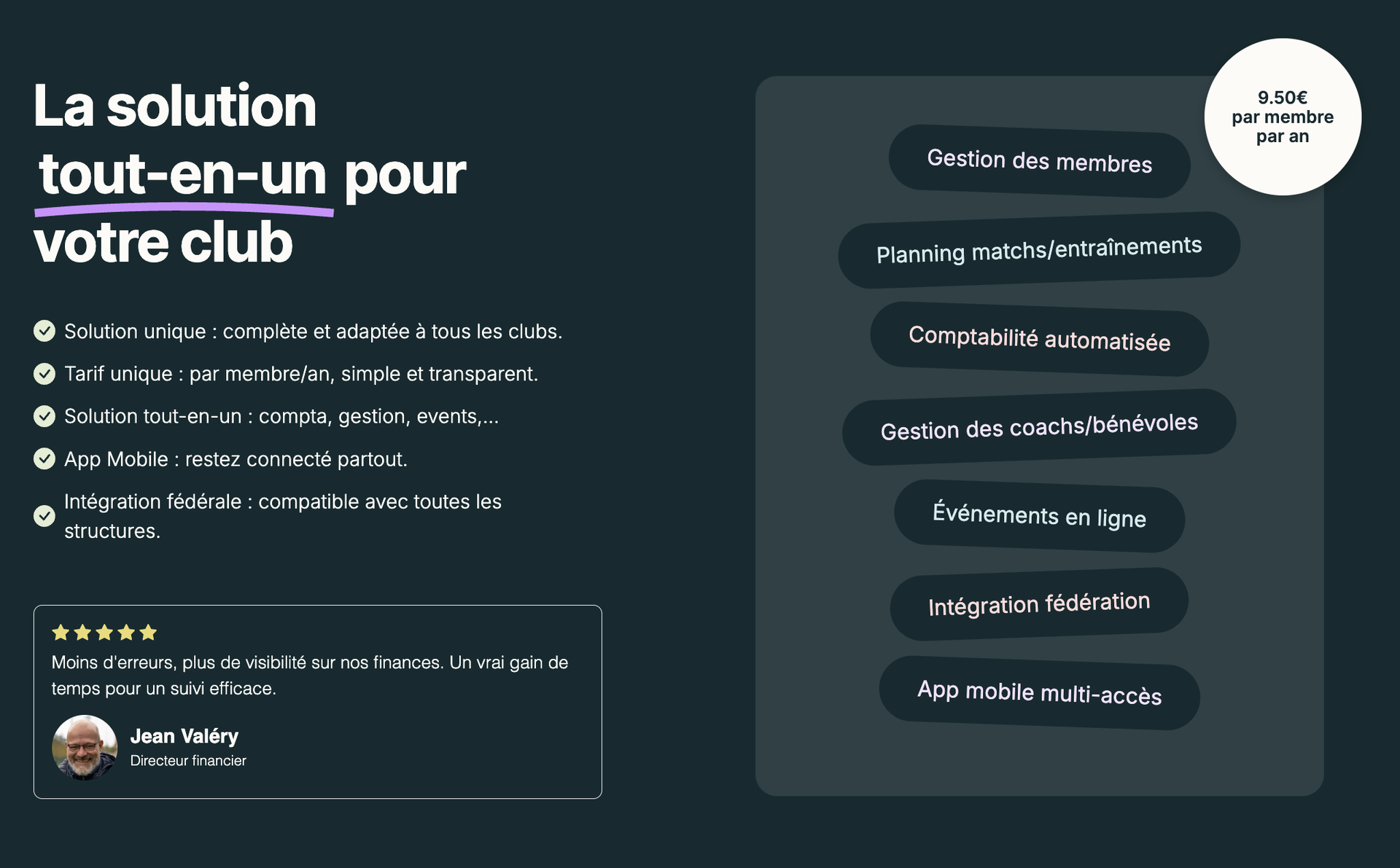 SportXperience — site vitrine réalisé par WebNest (aperçu 3)