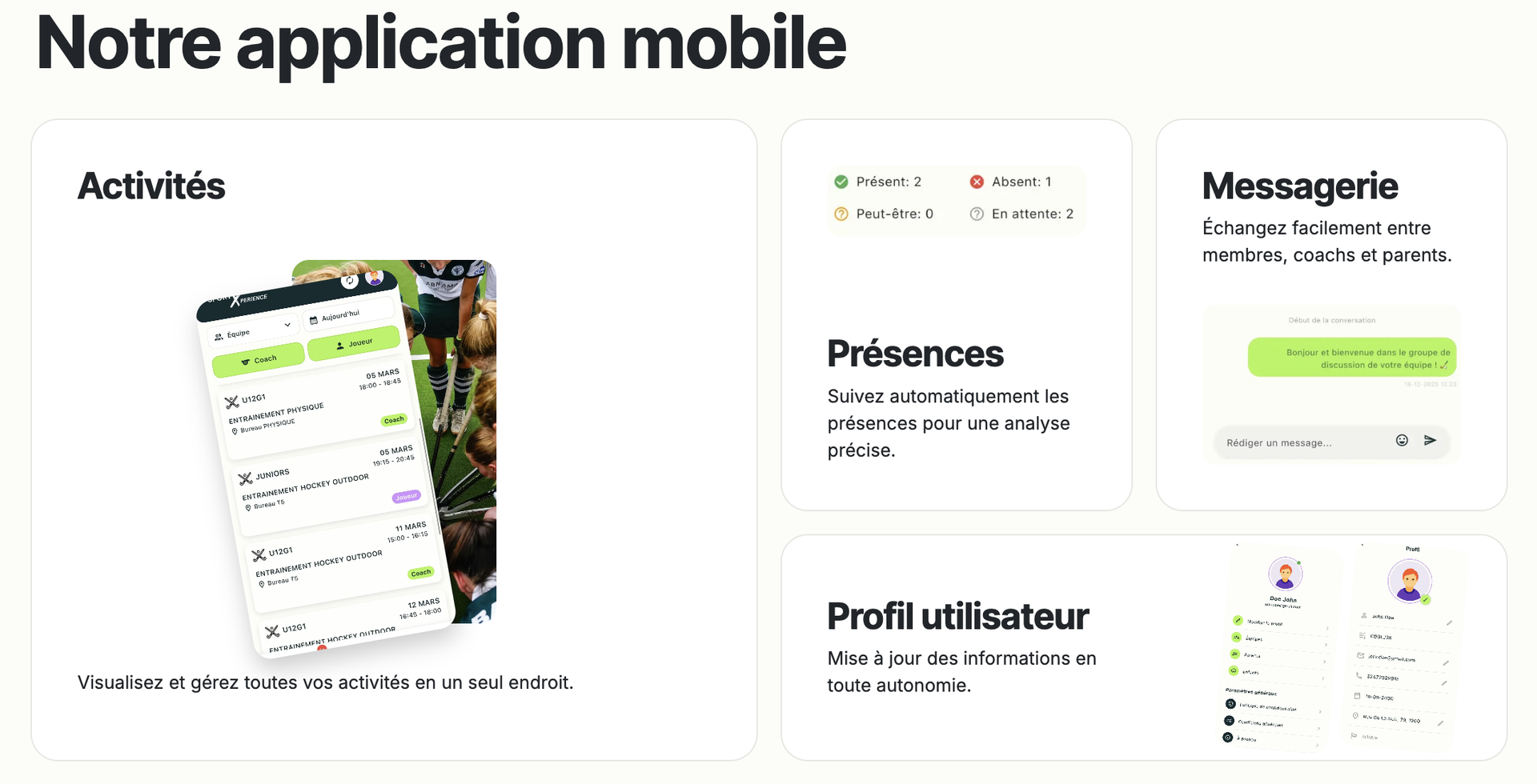 SportXperience — site vitrine réalisé par WebNest (aperçu 1)