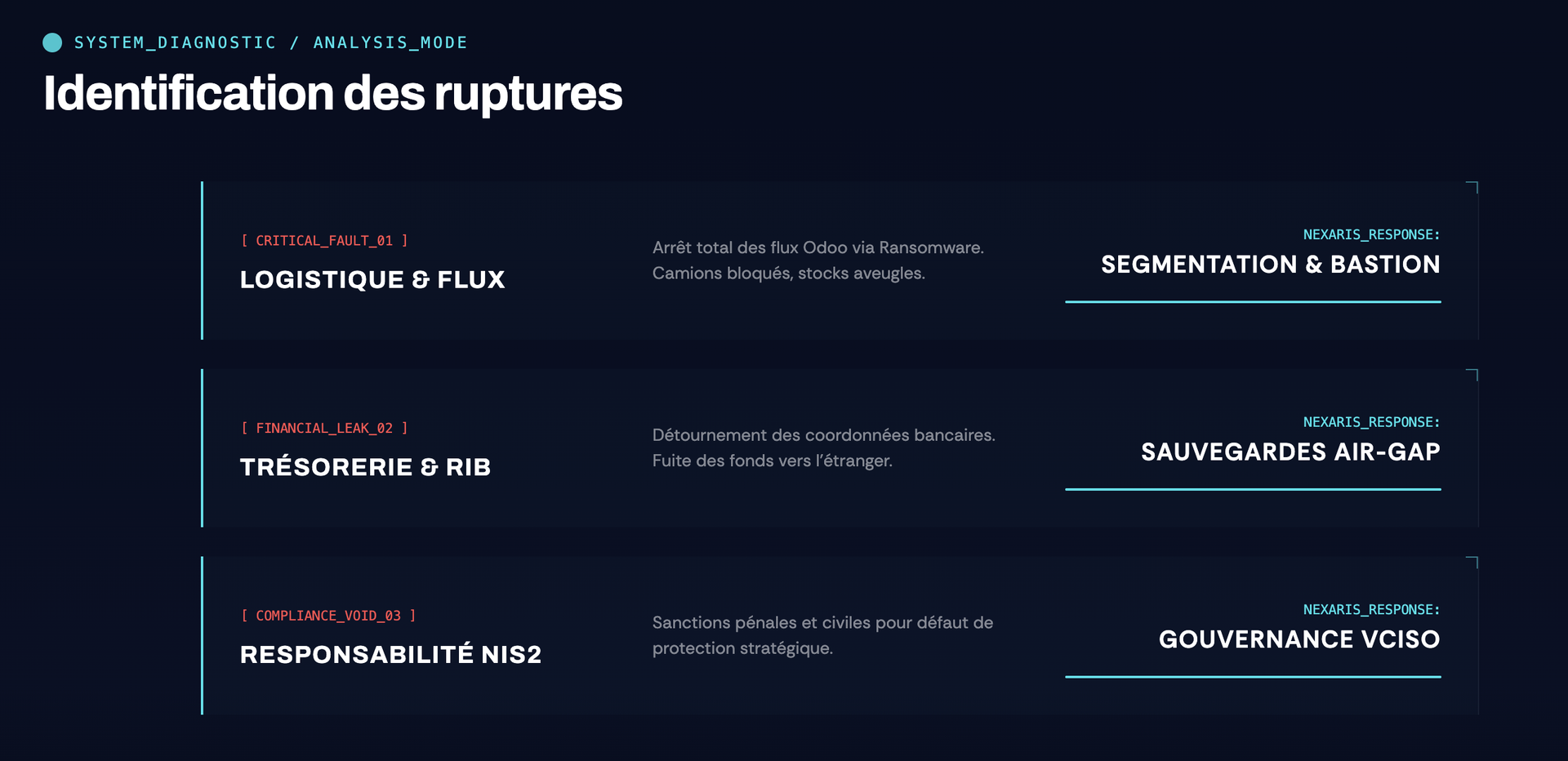 Nexaris — site vitrine réalisé par WebNest (aperçu 6)
