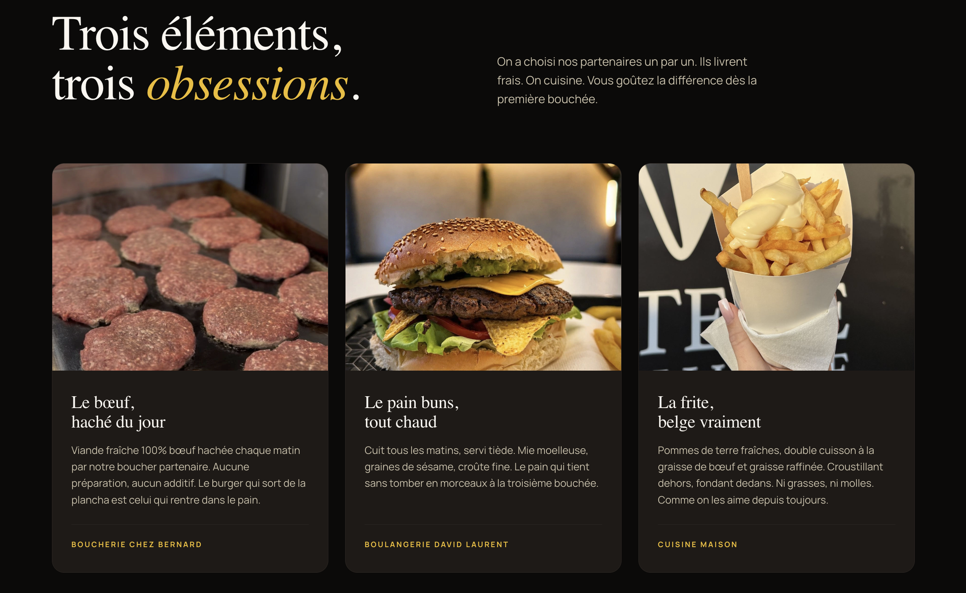Friterie de l'Alliance — site vitrine réalisé par WebNest (aperçu 7)