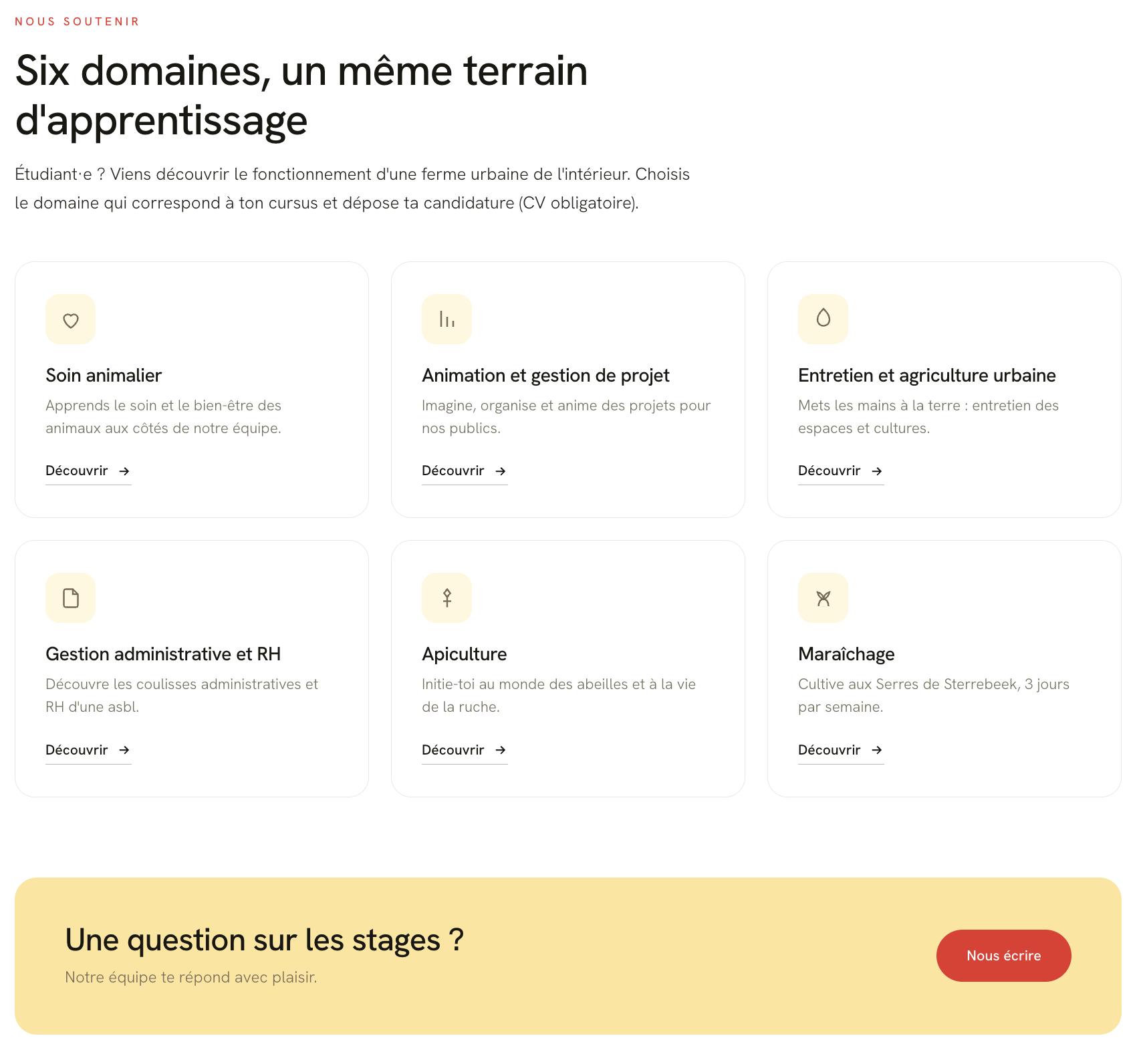 La Ferme du Parc Maximilien — site réalisé par WebNest (aperçu 3)
