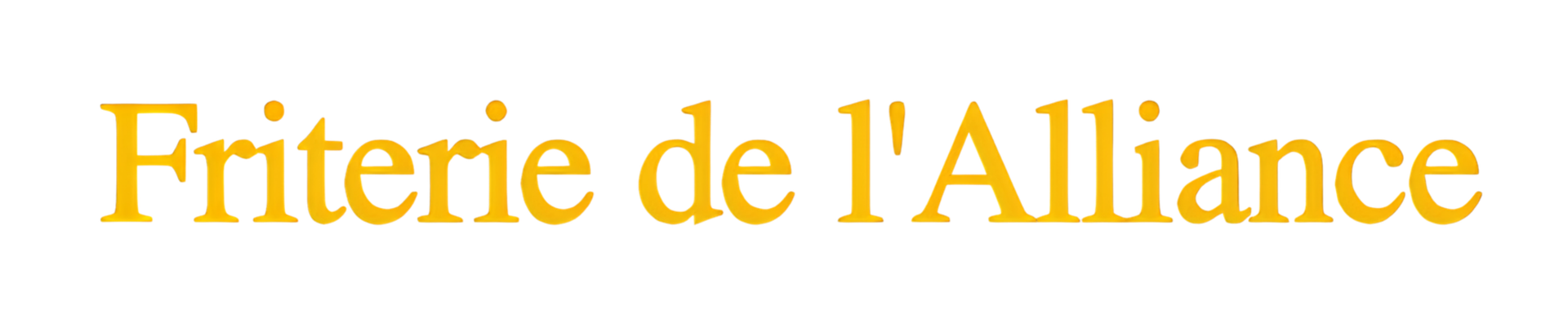 Logo Friterie de l'Alliance · client WebNest