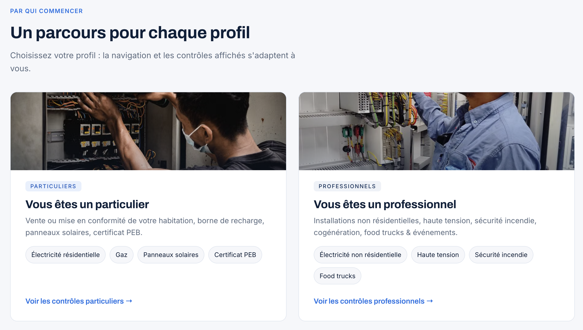 section service particulier & pro
