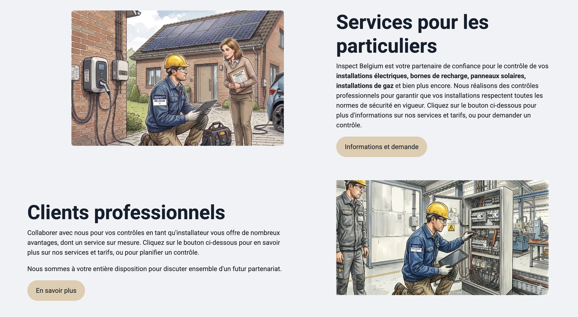 section service particulier & pro