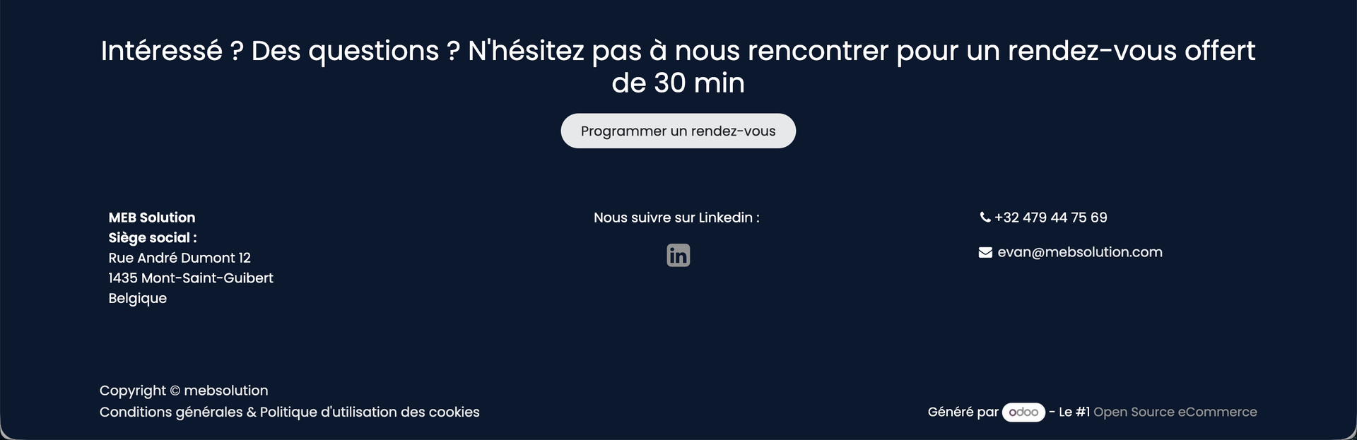Avant · MEB Solution Footer